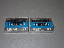 Vintage Realistic Supertape Metal 60 Type IV Cassette Tapes