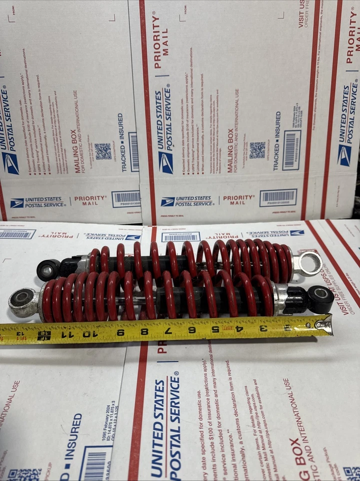 Amortiguadores delanteros Drr Drx 50 ATV 2006 04-07 13,25" CENTRO EN EL CENTRO MINI AMORTIGUADORES CUÁDRUPLES Foto 2 de 4