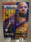 2024-25 Panini Mosaic Lebron James #18 Stare Masters Blue Mosaic /199 Lakers