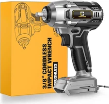 Cordless Impact Wrench for Dewalt Battery 250FT-LBS 3/8 inch 340N.m Compact Impa