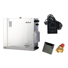 12KW,Steam Generator, Motorized Auto Drain, Stainless Steel, TOUCH PANEL