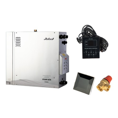 #ad 12KWSteam Generator Motorized Auto Drain Stainless Steel TOUCH PANEL $499.00