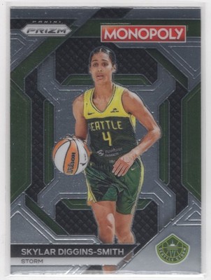 #WNBA5 Skylar Diggins-Smith 2024-25 Prizm Monopoly WNBA Base Seattle Storm