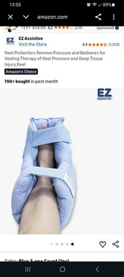 #ad Heel Protectors Remove Pressure and Bedsores for Healing Therapy of Heel Pressur $15.00