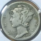 1935-S Mercury Dime VG++