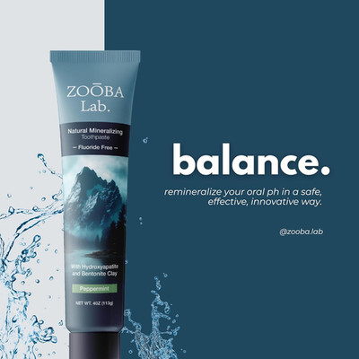 Natural Fluoride Free Toothpaste with Hydroxyapatite Remineralizing Whitening...