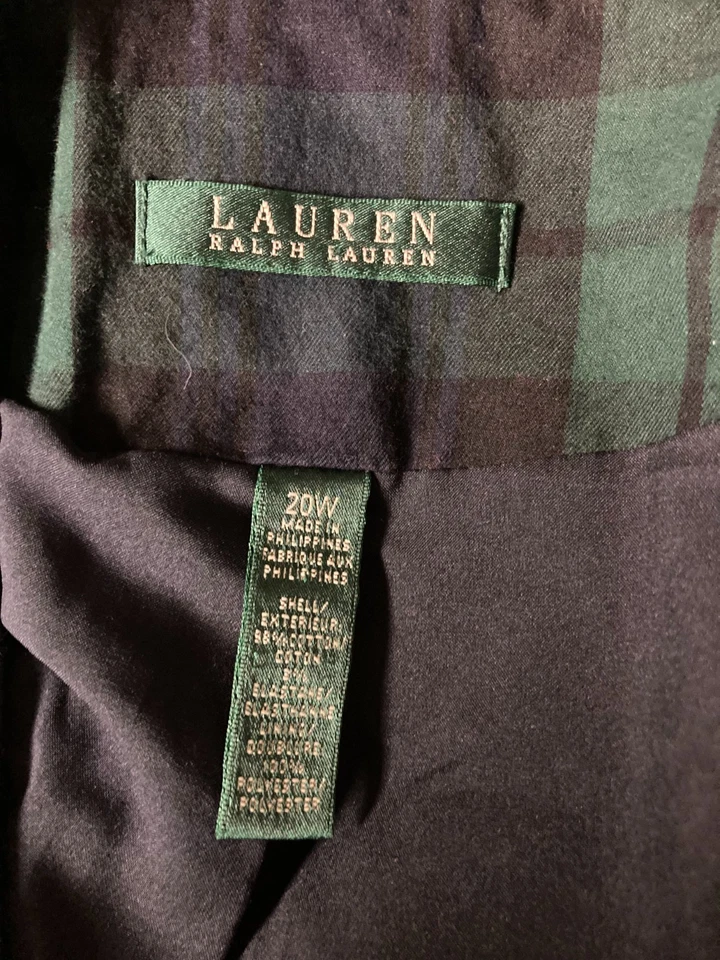 Ralph Lauren 夹克 20W 黑表格子格子西装外套夹克棉质学院风 — 第 4/4 张图片