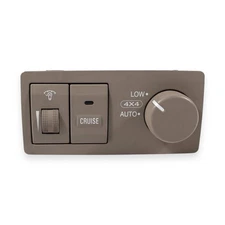 2003-2006 Kia Sorento Dimmer/Cruise/4X4 Switch Button Control Panel Tan