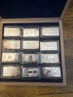 The Silver Mint Last Silver Producing Nations Flag 12 20g 999 Silver Bar Set Box