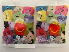 2 McDonald's Original Squishmallows Happy Meal Plush Toy Mystery 2025 NEW SEALED
