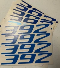 Basic 392 Decal Set  Hemi 6.4 ScatPack Rubicon SRT Durango Charger Challenger