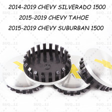 Set Of 4 Wheel Center Bowtie Caps 14-19 For Tahoe Suburban Silverado 3.25