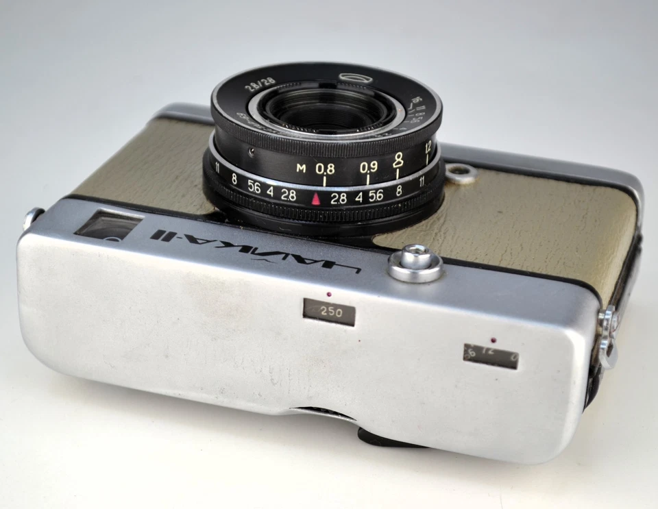 Cámara de medio fotograma 1970 URSS "CHAIKA-2" CUERPO BLANCO + lente Industar-69 M39, en caja Foto 4 de 4