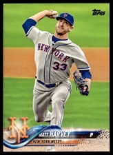 2018 Topps Matt Harvey New York Mets #188
