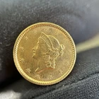 1853 $1 Liberty Head 90% Gold One Dollar U.S. United States Coin