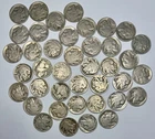 1920 - 1929 Buffalo 5c Nickels Lot of 40