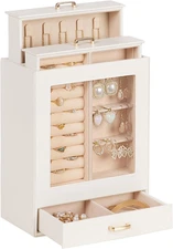 Jewelry Organizer Girls Women Jewelry Box for Necklaces Rings Earrings Gi