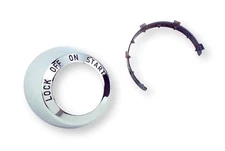 57 Chevy Ignition Switch Chrome Dash Bezel & Retainer Clip 1957 Chevrolet New