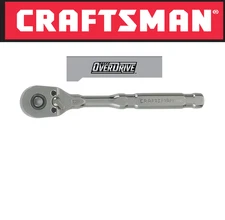 NEW CRAFTSMAN OVERDRIVE 1/4" Drive 180 Tooth Low Profile Quick Release Ratchet