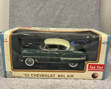 Sun Star 1953 Chevrolet Chevy Bel Air Hunter Green 1/18 Scale Diecast