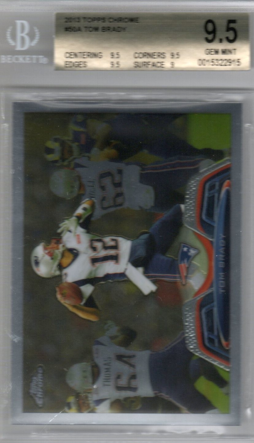 2013 Topps Chrome #50A TOM BRADY BGS 9.5