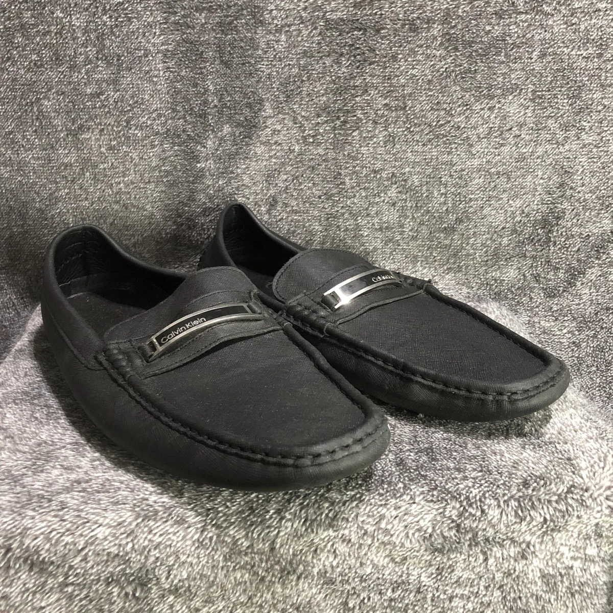 Calvin Klein Men\'s Black Dress Slip-On Loafers Size 7.5 Amazon.com | Calvin Klein Men main image 2