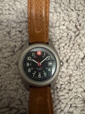 Wenger S.A.K. Design Marlboro Unlimited Watch 1990s Vintage Military Quartz 50M