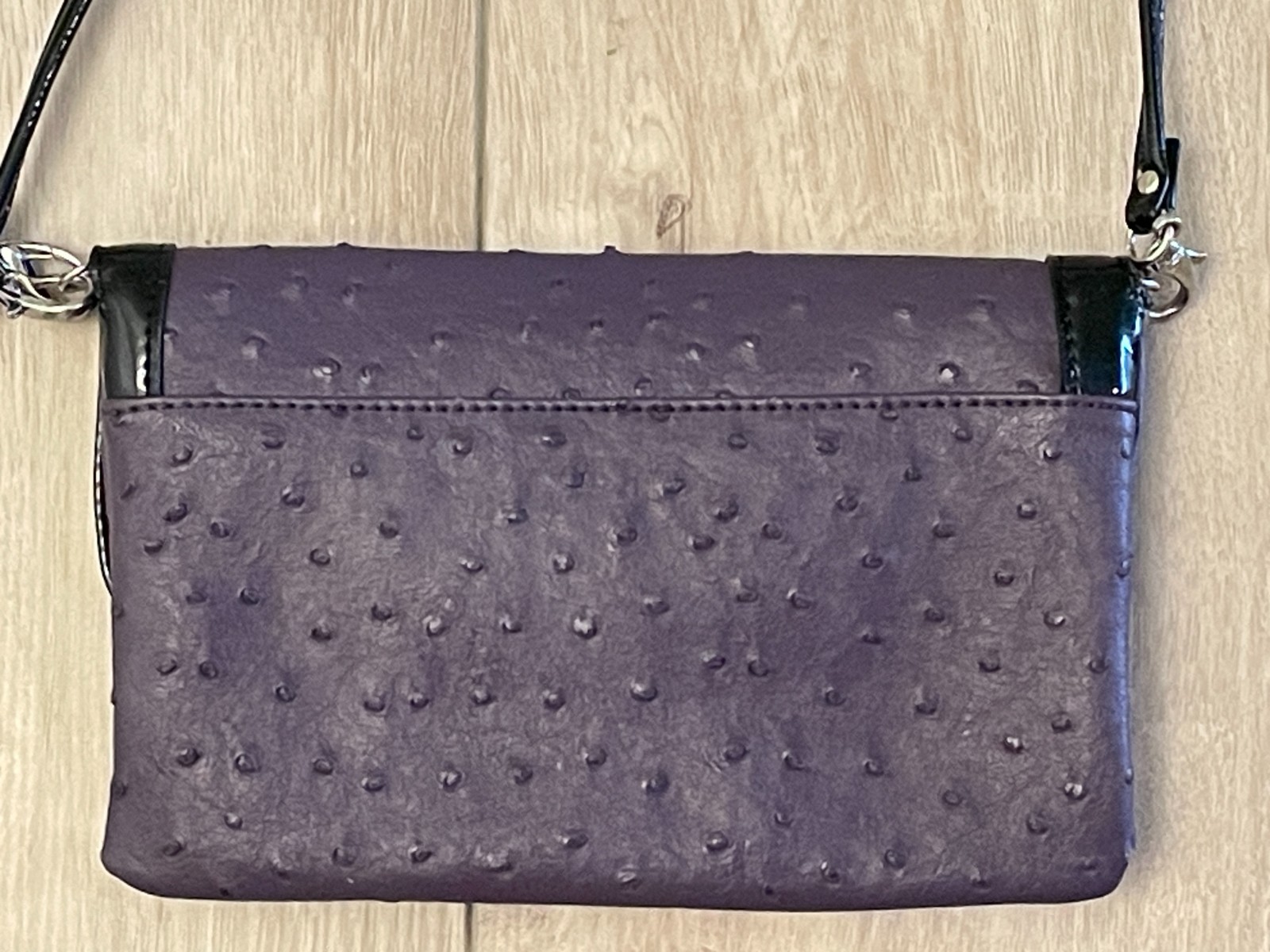 Grace Adele Removeable Strap Clutch Purse Faux Pu… - image 5