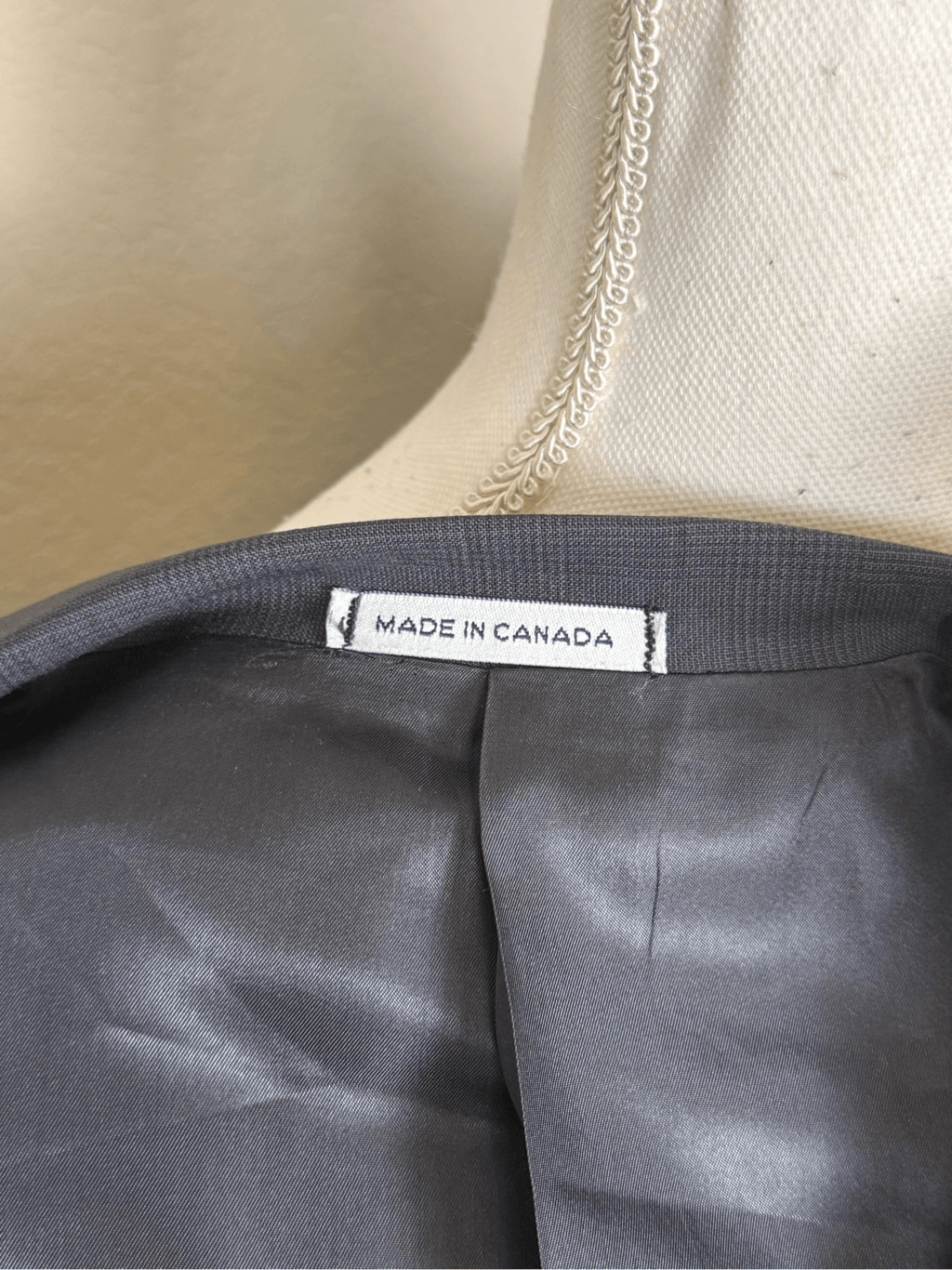 Giacca tuta uomo grigia YSL Yves Saint Laurent lana EU 48 US 38