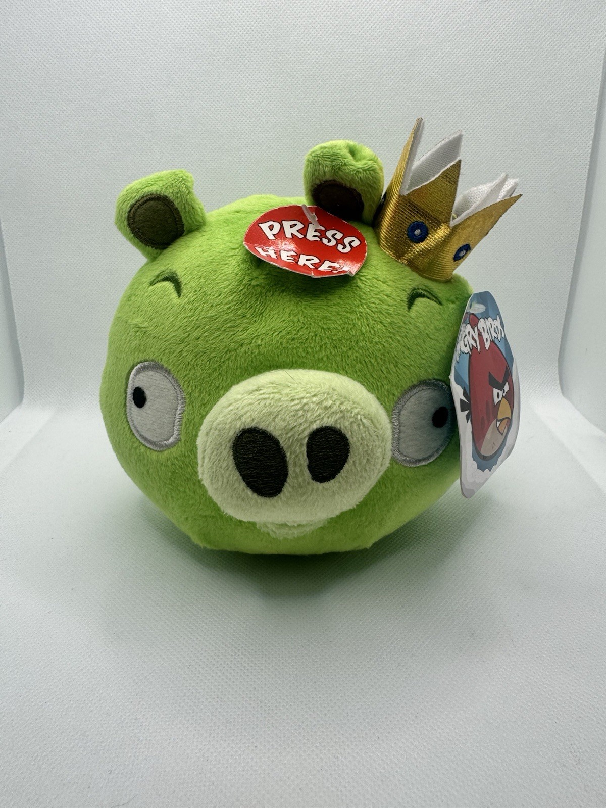 Angry Birds King Pig Plush - 5” Commonwealth 2011 – No Sound