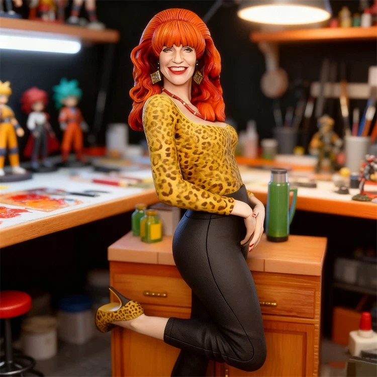 Peggy Bundy 3D Print Garage Kit Figure Model Kit Unpainted Unassembled GK - Image 3 of 4