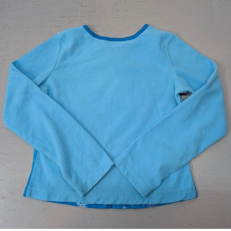 Pijama Campanilla Disney Top Niñas Talla 6/6X Navidad Vacaciones Azul Vellón Dibujos Animados Foto 4 de 4