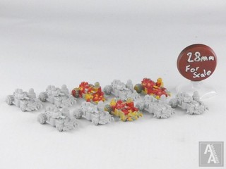 (3380) 10x Battlewagon Tanks Orks Epic Legions Imperialis Warhammer 40k 30k