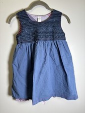 Tea Collection Dress Size 7 Girls Chambray 