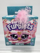 Furby Furblets Bub-Lee Mini Friend 45 Sounds, Pink White Electronic Plush Toy
