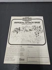 Star Wars 1980 Imperial Attack Base Original Kenner Instructions