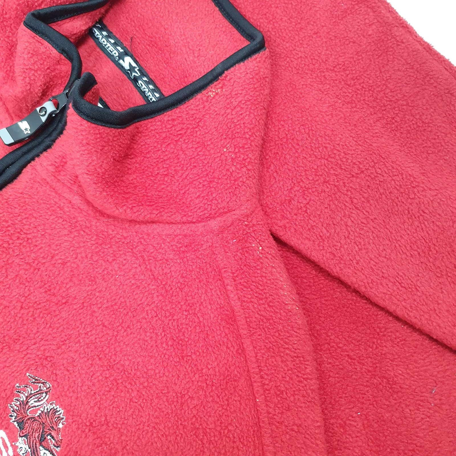 Mens STARTER USC Gamecocks Polyester 1/4 Quarter Zip Fleece Jumper L image 4