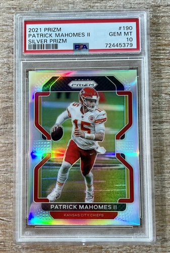 Patrick Mahomes 2021 Prizm Silver Refractor PSA 10 💎 SP Chiefs MVP