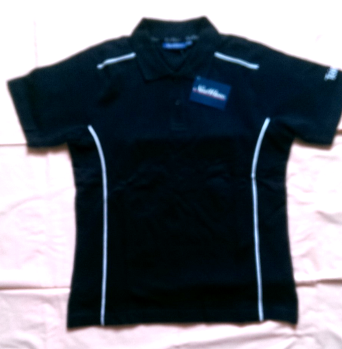 Damen Polo Shirt dunkelblau "New Wave" Gr. M/38 100 % Baumwolle