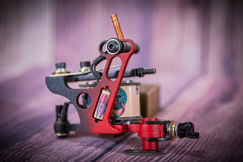 Handmade tattoo machine color packer mag 5-25, Running 95-100 Hz @4.5V Unloaded - Image 2 of 4