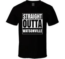 Straight Outta Watsonville California City Compton Parody Grunge T Shirt