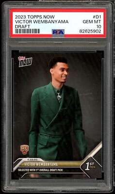 Victor Wembanyama Rookie Card 2023-24 Topps Now #D1 PSA 10 | eBay