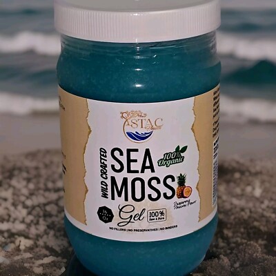2 Bundle Pineapple Passion Fruit Sea Moss Gel Raw 100% Wildcrafted Sea Moss 