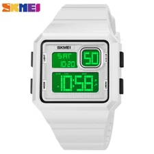 SKMEI Men Sport Watches Fashion Square Watch Students Boys Digital Wristwatch