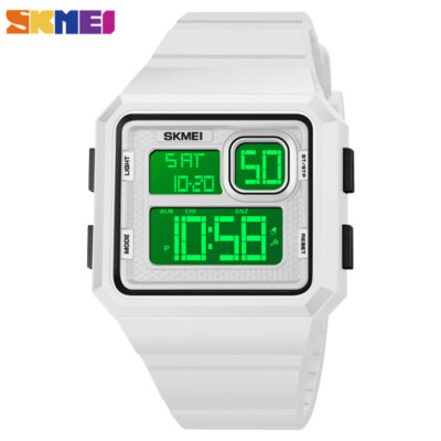 SKMEI Men Sport Watches Fashion Square Watch Students Boys Digital Wristwatch