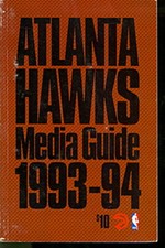 1993-94 Atlanta Hawks Media Guide