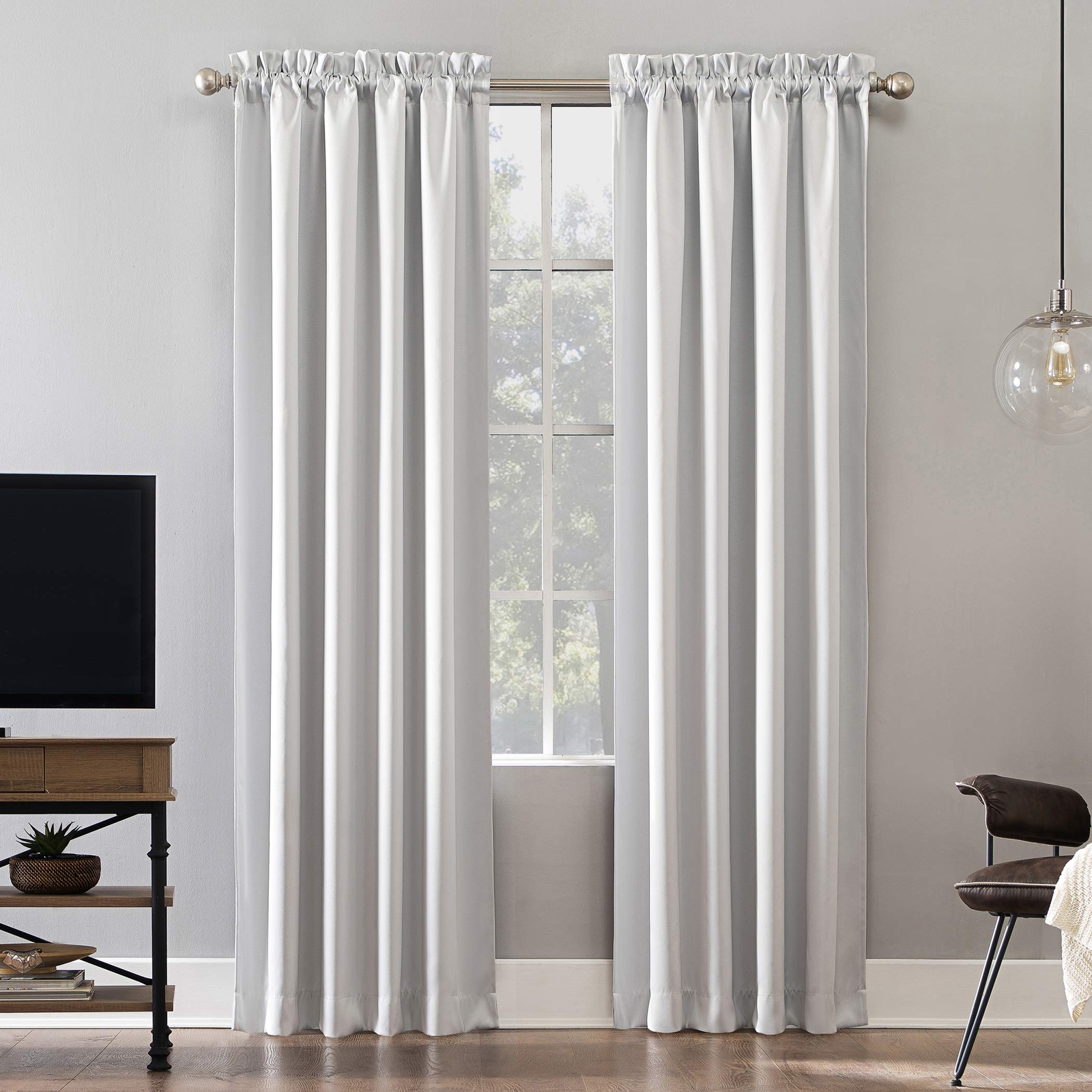 Sun Zero Oslo Theater Grade Extreme Total Blackout Rod Pocket Curtain Panel