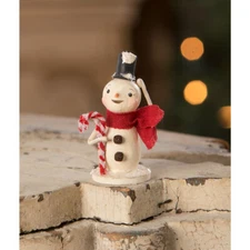 Bethany Lowe - Christmas - Snowman with Candy Canes - ML3097