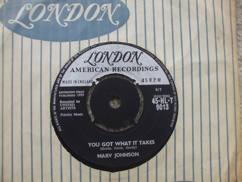 Marv Johnson - You've Got What It Takes / Don't Leave Me - Ex- 45