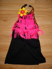 Girls Gymnastics-Dance-Tumbling-Skating Skate Costume Hot Pink Fringe-Dress-CSM